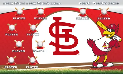 St. Louis Cardinals Baseball Banner