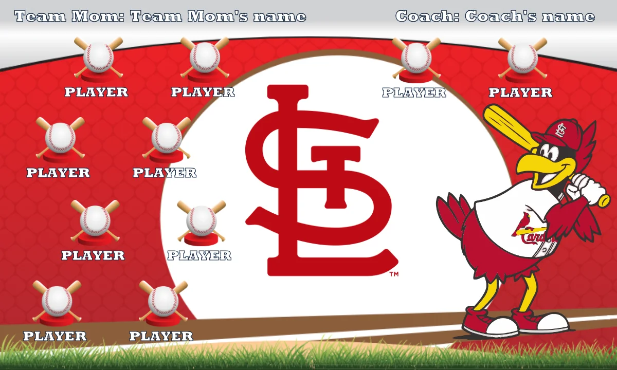 St. Louis Cardinals Baseball Banner