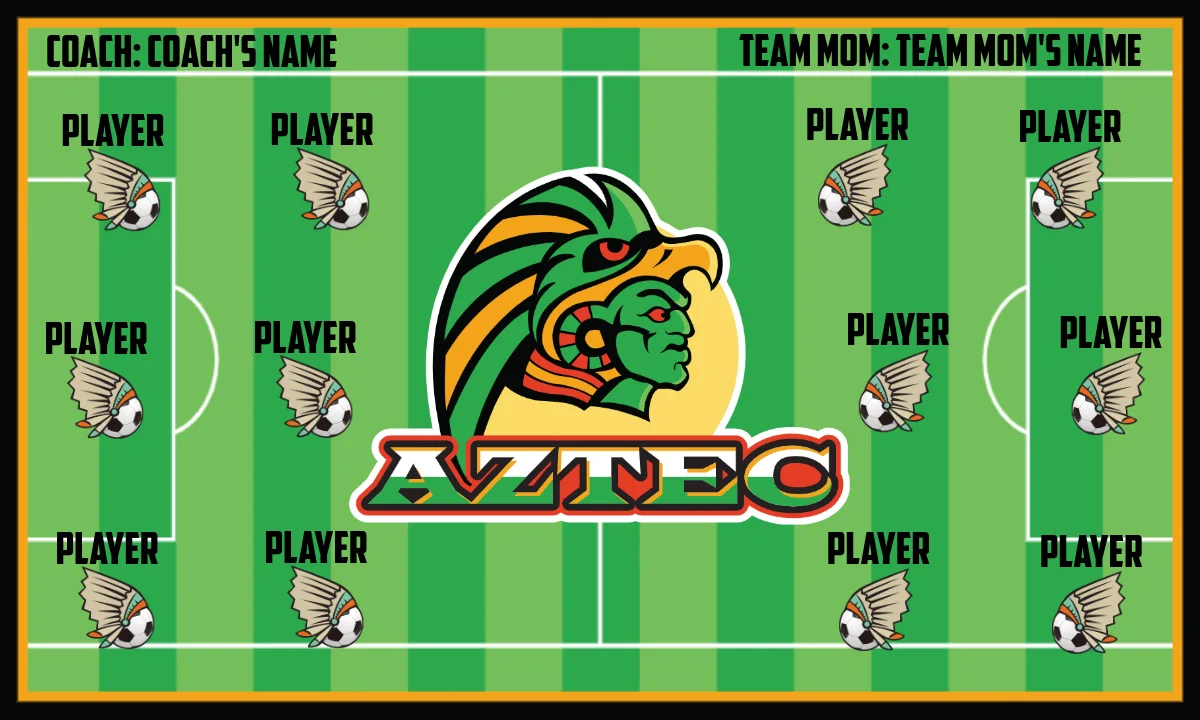 Aztec Soccer Banner-free-soccer-banner-maker-picture
