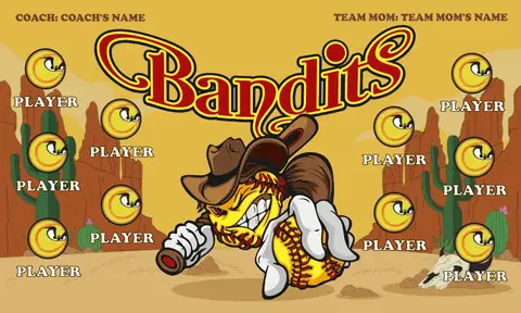 Bandit Softball Banner