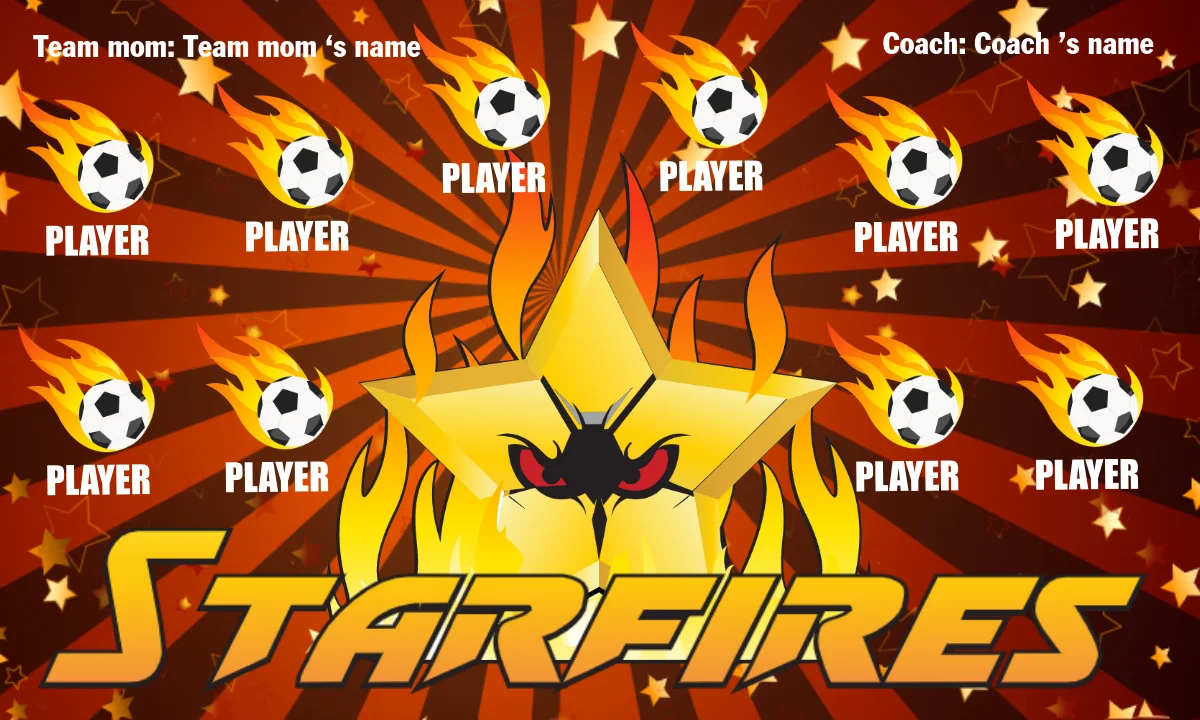 Starfires Soccer Banner-design-soccer-banner-online