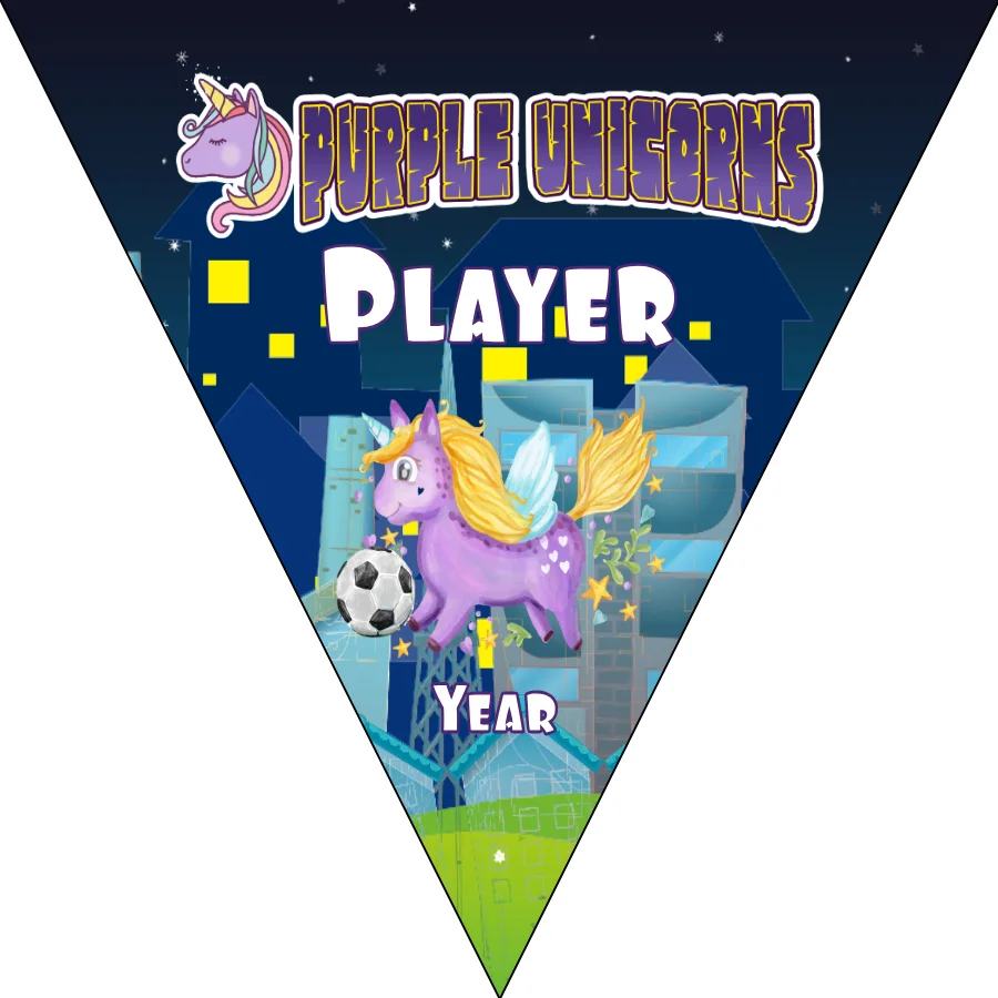 Unicorns Purple Soccer Banner,-homemade-soccer-banner-ideas-picture