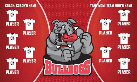 Bulldogs 2 Soccer Banner-soccer-banners-victorville-ca-picture