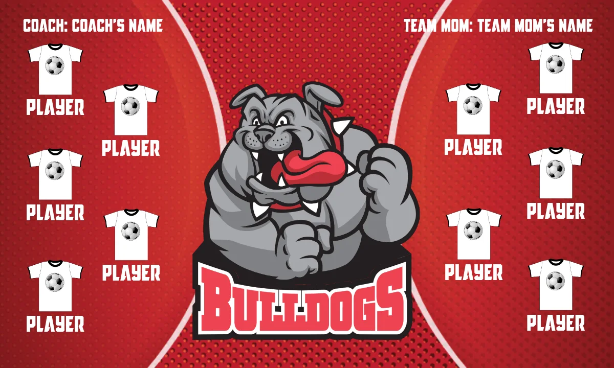 Bulldogs 2 Soccer Banner-soccer-banners-victorville-ca-picture