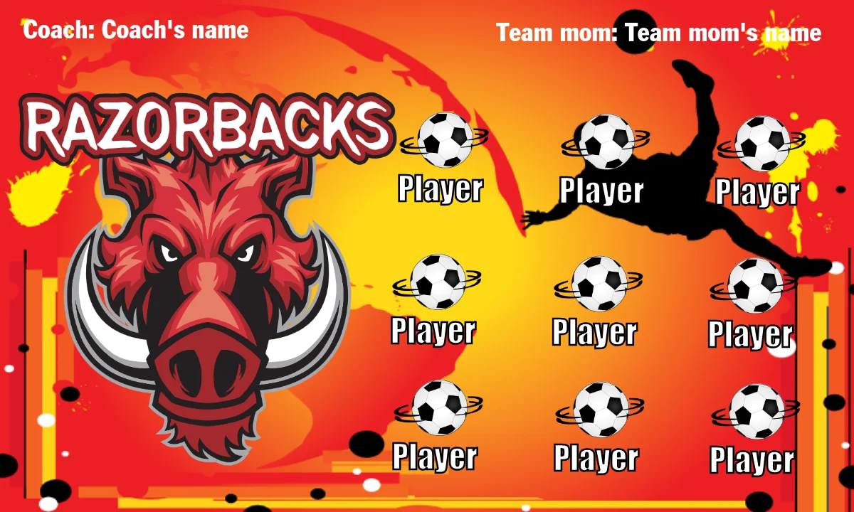 Razorbacks Soccer Banner-soccer-banner-exchange