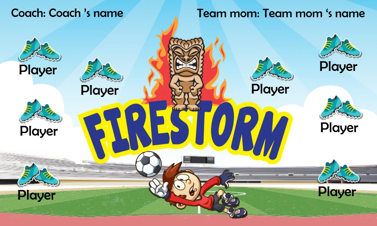 FireStorm Soccer Banner-nike-soccer-banner