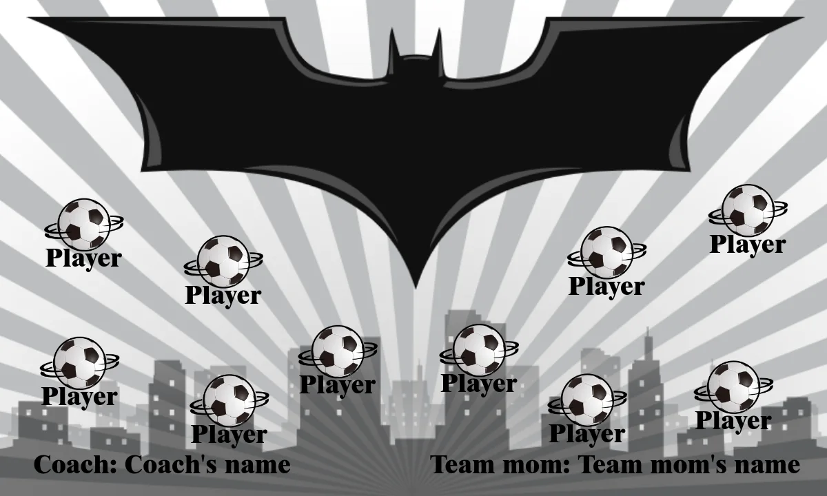 Batman 2 Soccer Banner-pvc-soccer-banner-frame-picture