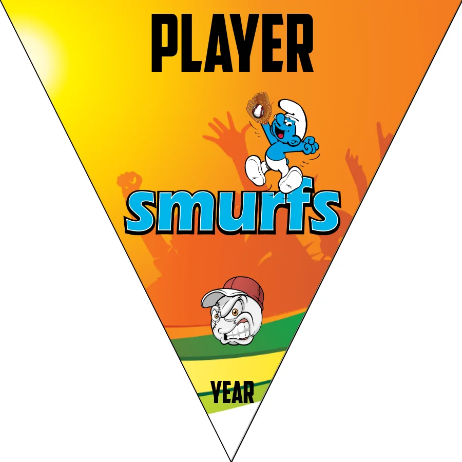 Smurfs 1 Softball Banner-softball-banner-backgrounds-picture