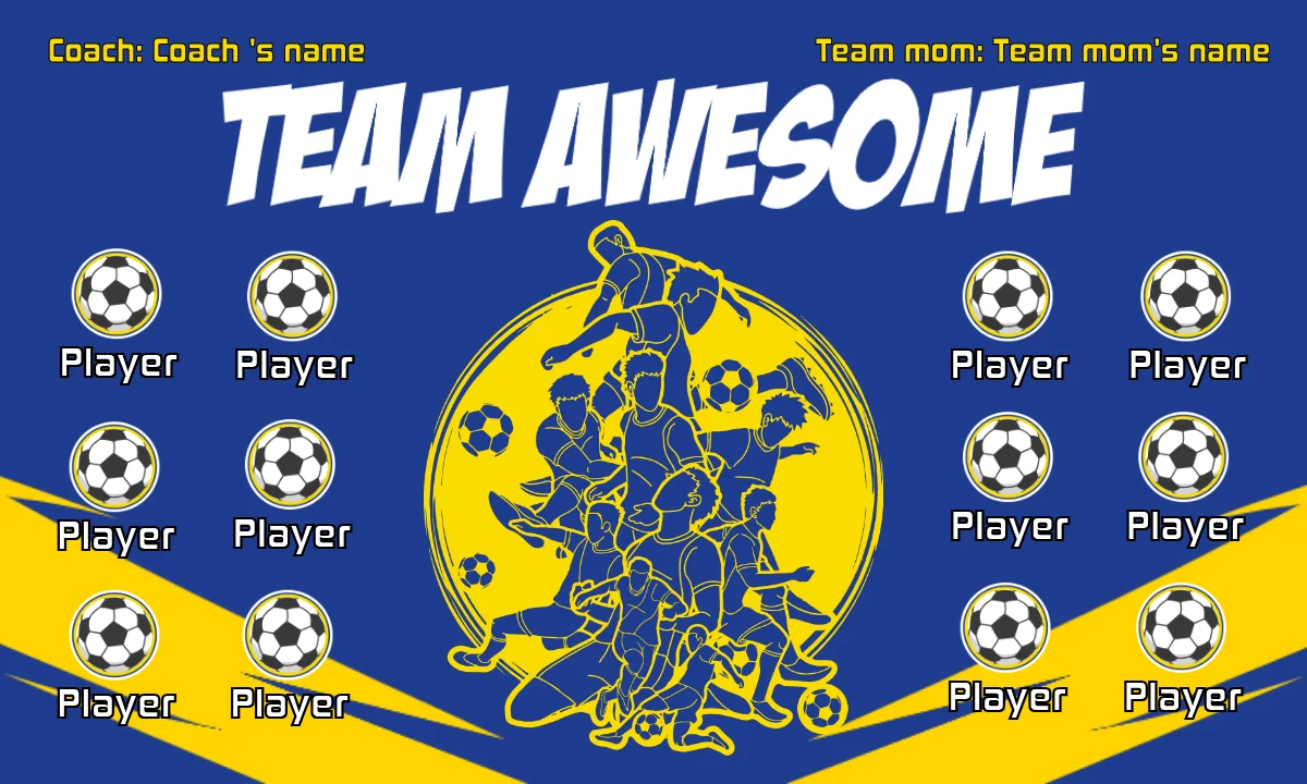 Team Awesome Soccer Banner-banner-soccer-image