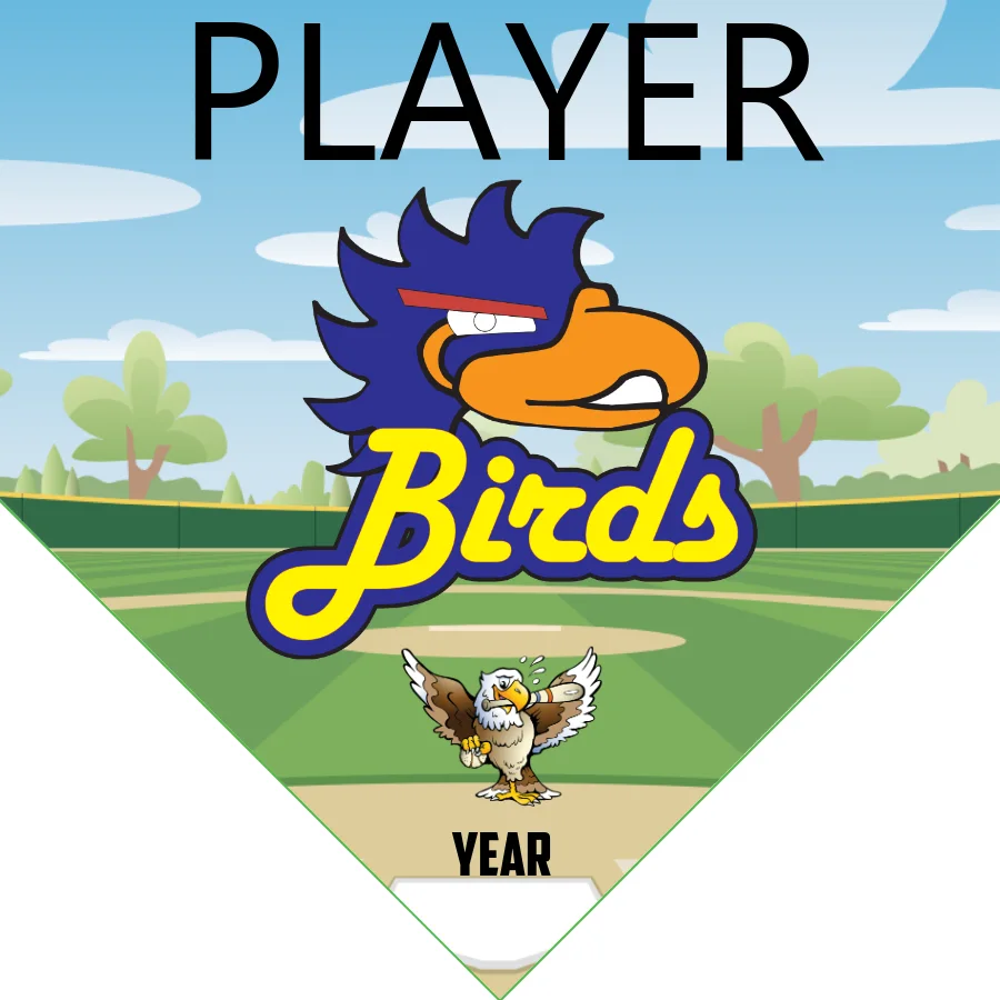 Bird 1 Softball Banner-banner-baseball-board-game-images