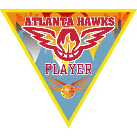 Atlanta Hawks 3 Basketball Banner
