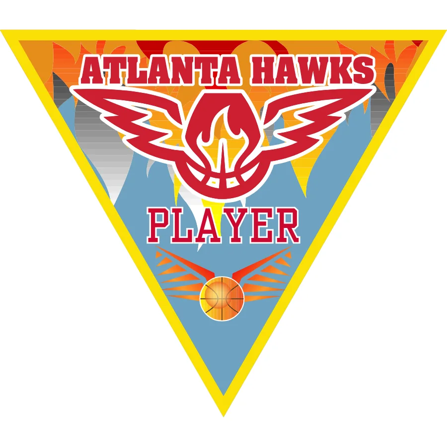 Atlanta Hawks 3 Basketball Banner