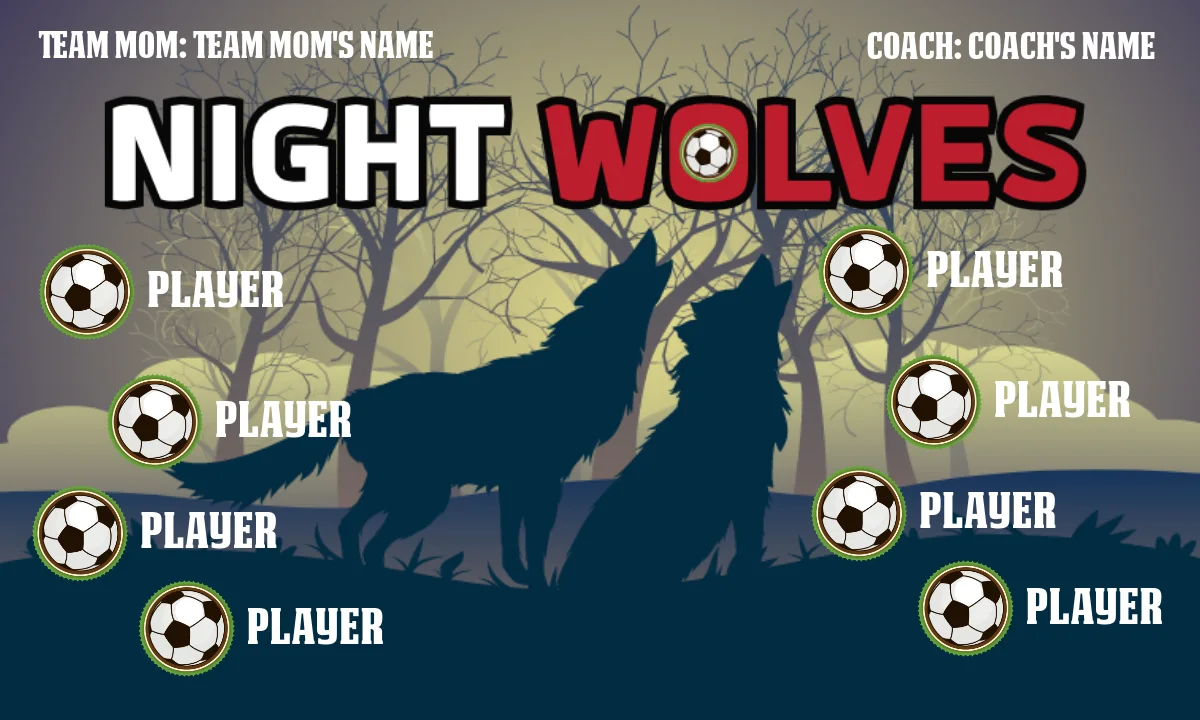 Nightwolves Soccer Banner-soccer-banner-stand-pvc