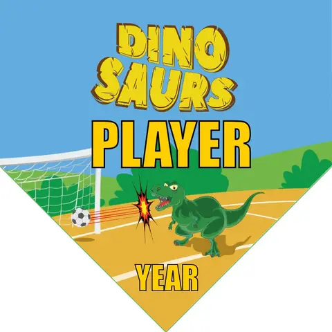 DinoSaurs 1 Soccer Banner-soccer-team-banner-picture
