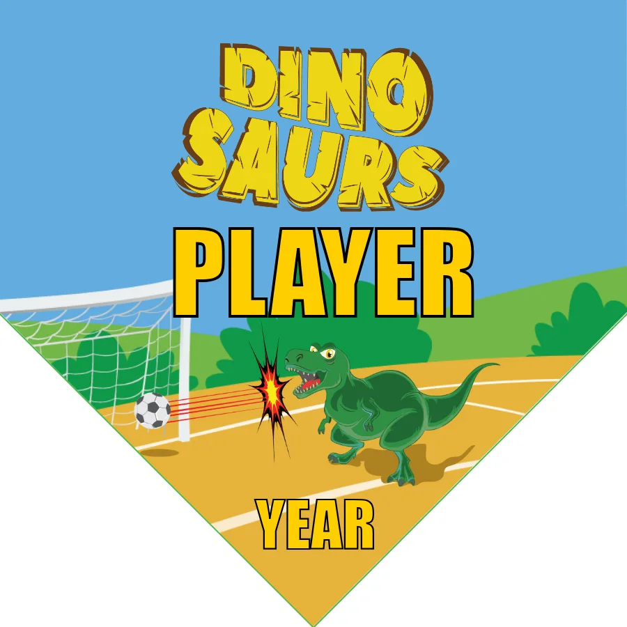 DinoSaurs 1 Soccer Banner-soccer-team-banner-picture
