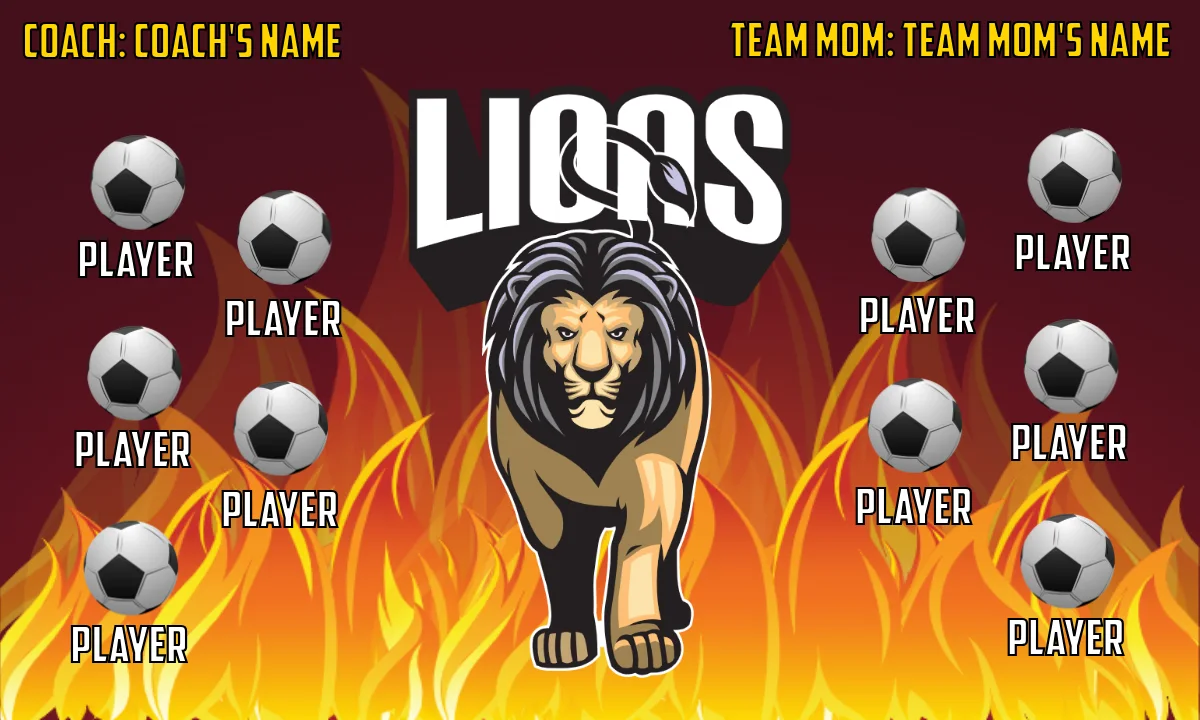 Lions 2 Soccer Banner-banner-soccer-image