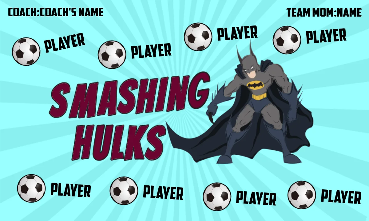 Smashing hulks Soccer Banner,-banners-for-soccer-team-picture