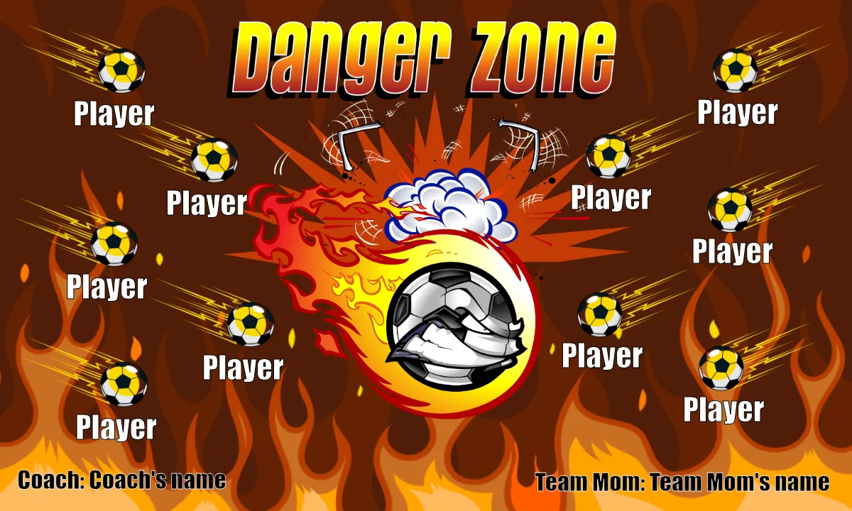 Danger Zone Soccer Banner-soccer-banners-santa-ana-ca