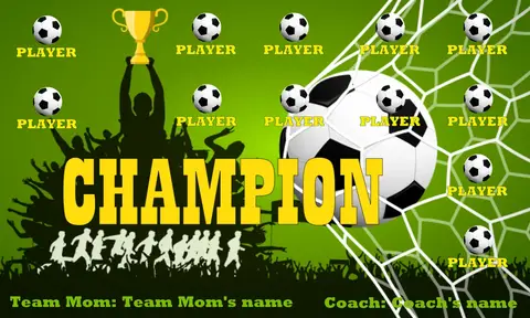 Champion Soccer Bannersoccer-team-banner