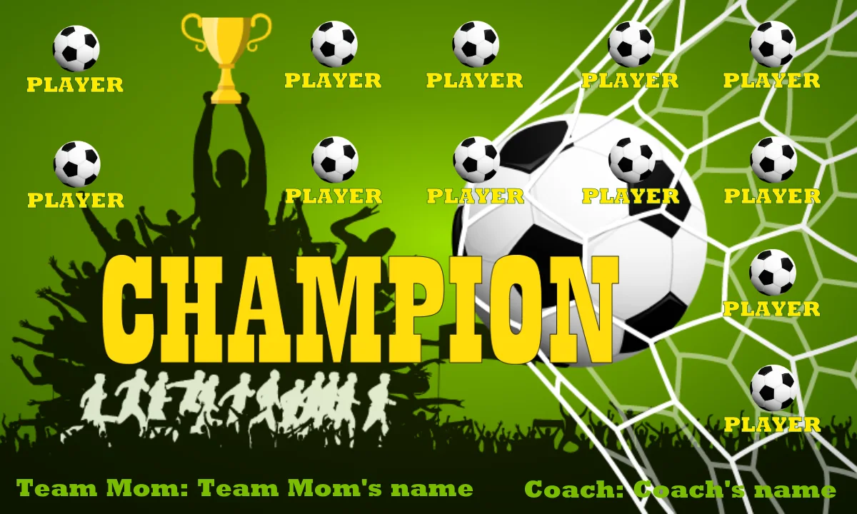 Champion Soccer Bannersoccer-team-banner