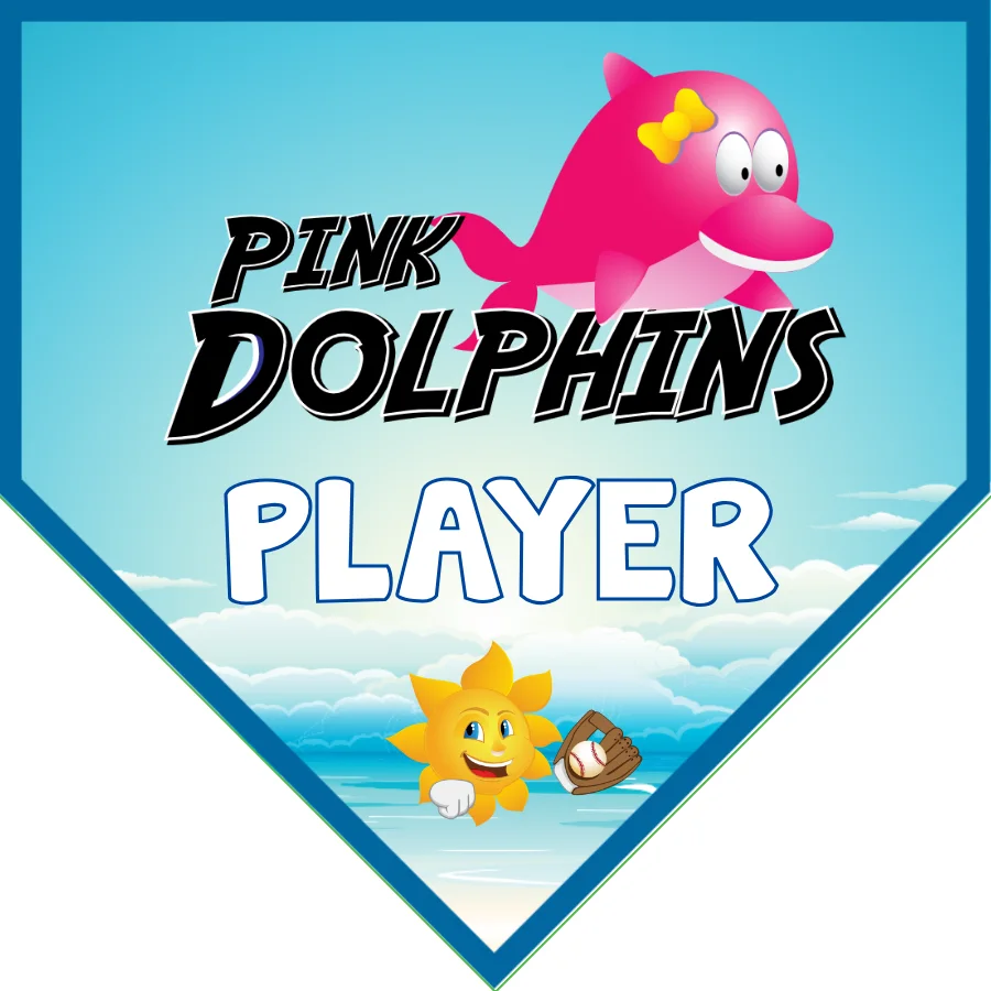 Pink Dolphins 1 Softball Banner-vinyl-softball-banners-images