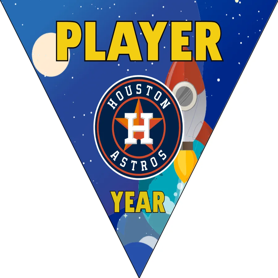 Houston Astros 2 Baseball Banner-baseball-themed-birthday-banner-images
