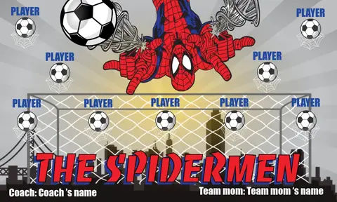 THE SPIDERMEN 1 Soccer Banner-soccer-banner-companies