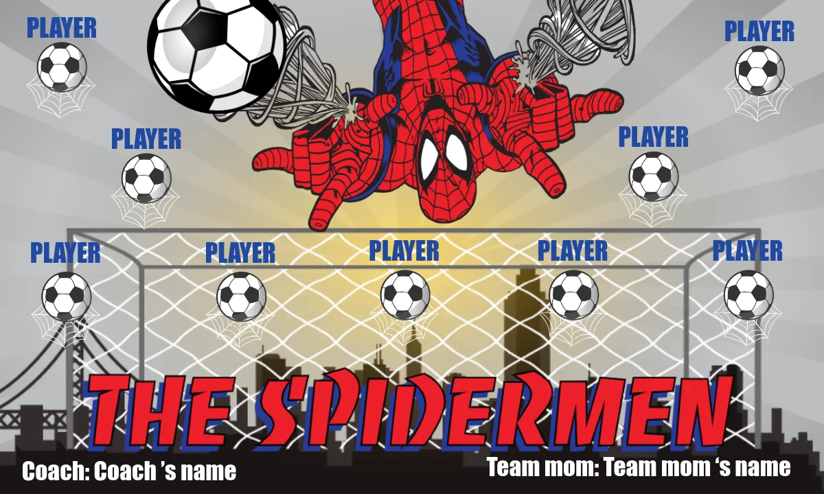 THE SPIDERMEN 1 Soccer Banner-soccer-banner-companies