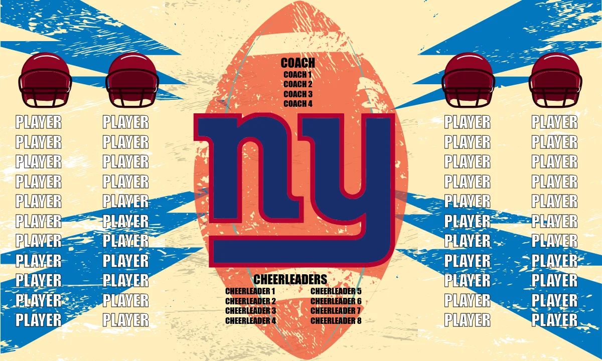 New York Giants Football Banner football banners to run through images