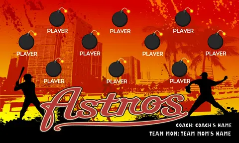 Astros 2 Baseball Banner-angels-baseball-banner-images
