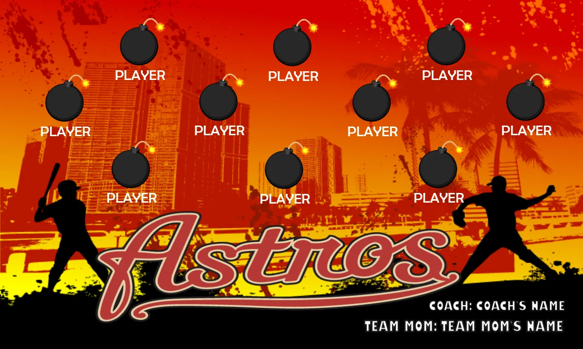 Astros 2 Baseball Banner-angels-baseball-banner-images