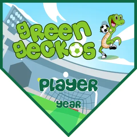 Green Geckos Soccer Banner-soccer-team-banners-picture