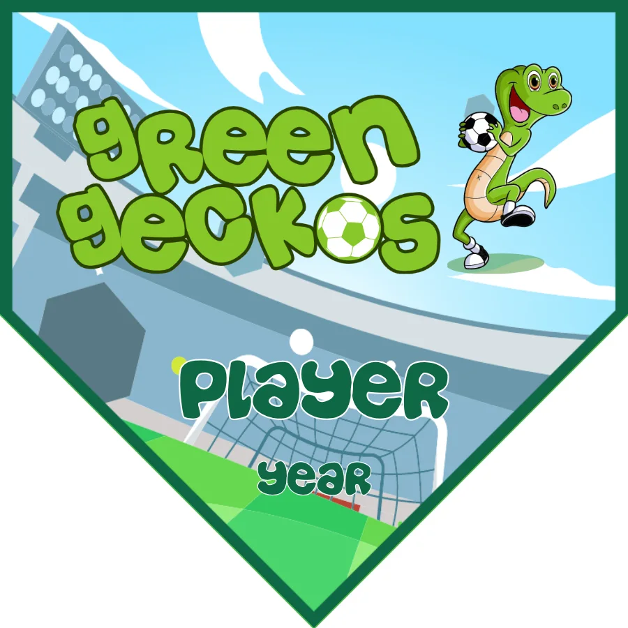 Green Geckos Soccer Banner-soccer-team-banners-picture