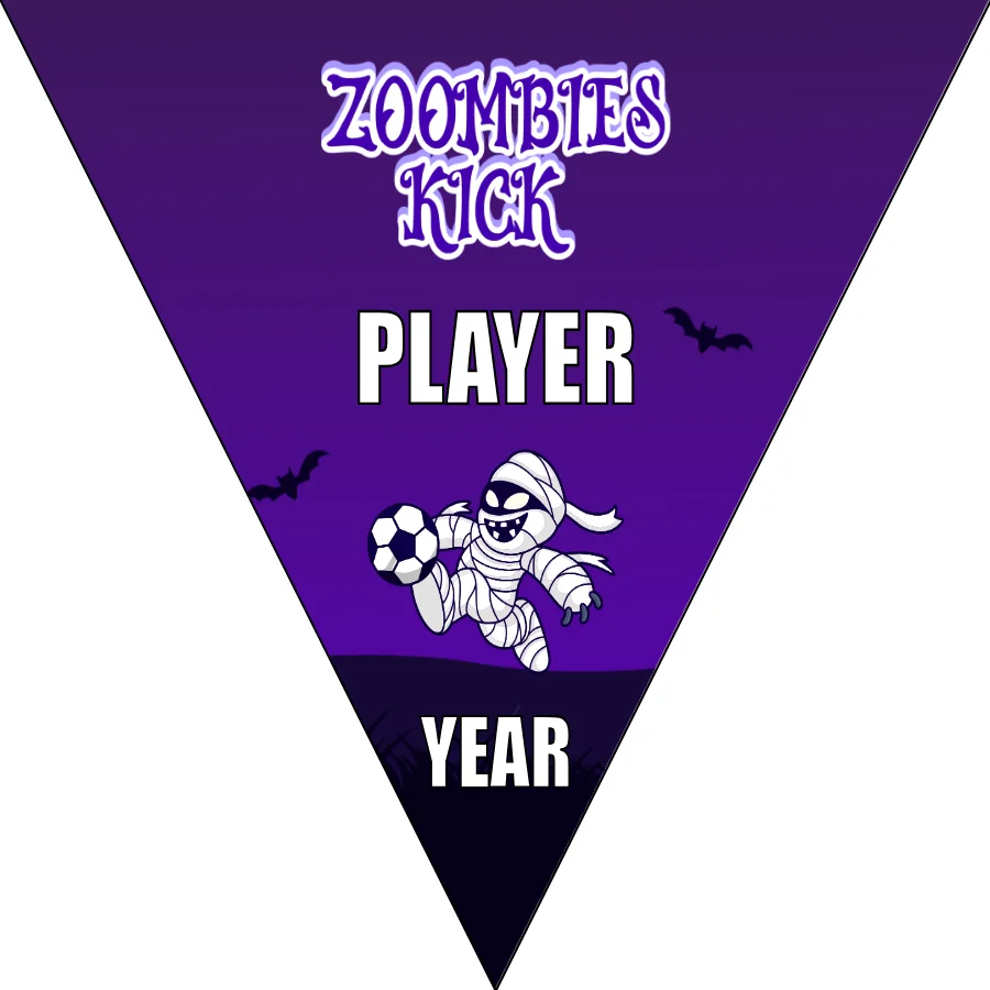 Zoombies Kick Soccer Banner-soccer-party-banner-picture