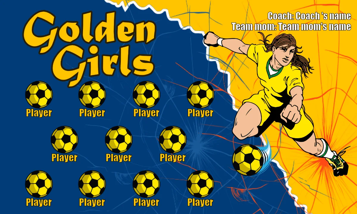 Golden Girls 1 Soccer Banner-how-to-make-a-soccer-banner-at-home-picture