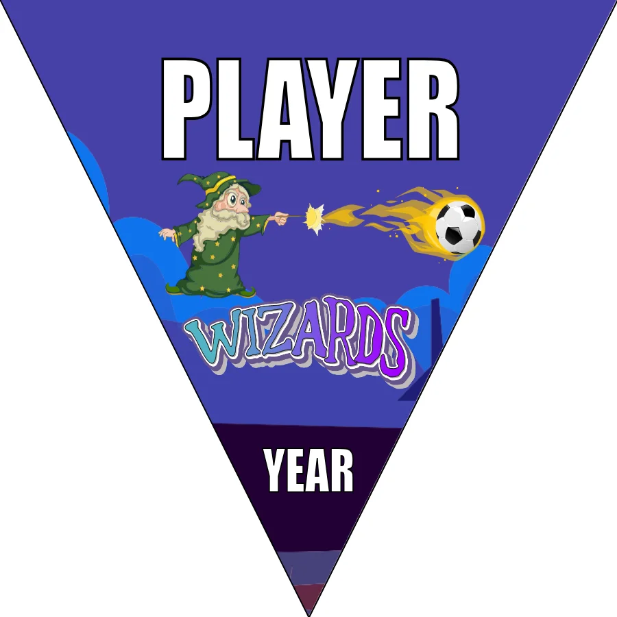 Wizards 1 Soccer Banner-soccer-themed-birthday-banners-picture