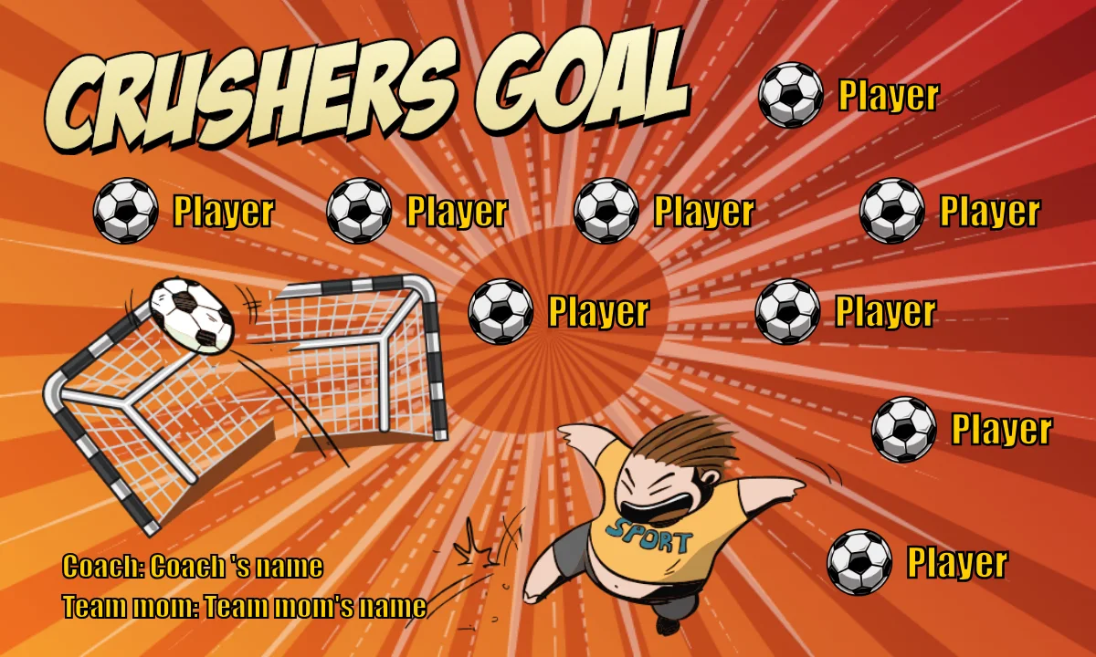 Crushers Goal 1 Soccer Banner-banner-soccer-image