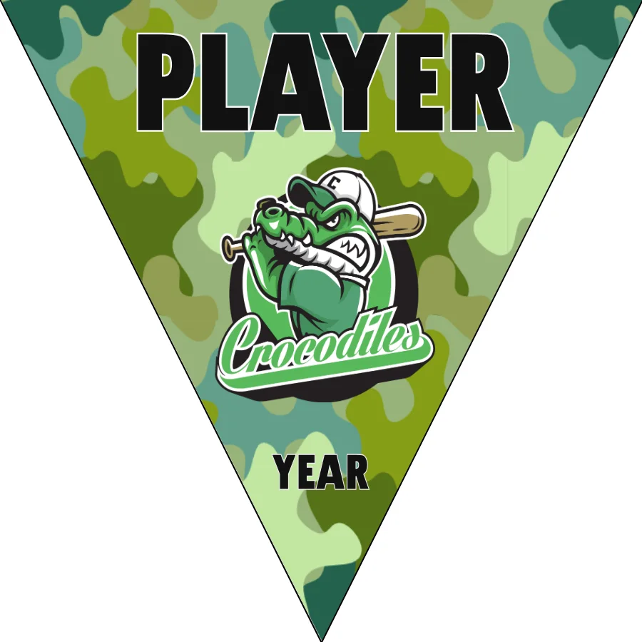 Crocodiles Softball Banner-cheap-softball-banners-picture