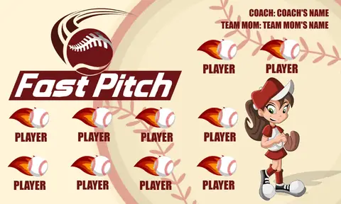 Fast Pitch 2 Softball Banner