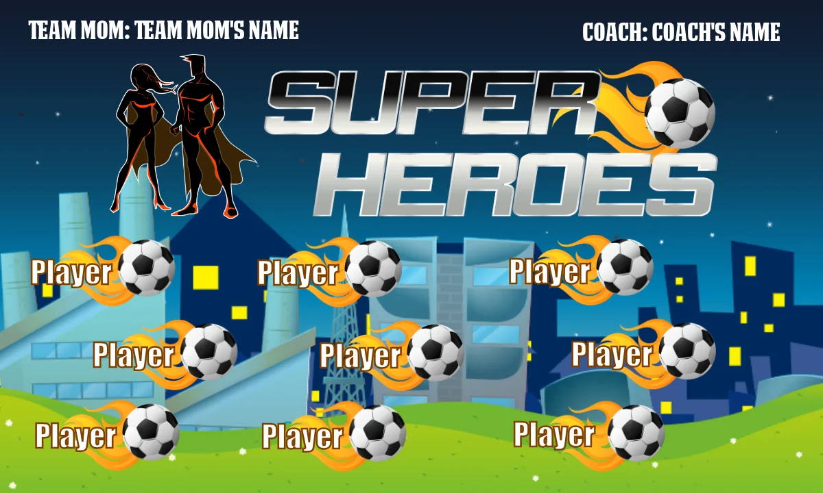 Super Heroes Soccer Banner-soccer-banner-examples