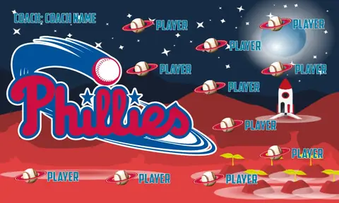 Philadelphia Phillies 2 Baseball Banner-baseball-banners-and-pennants-images