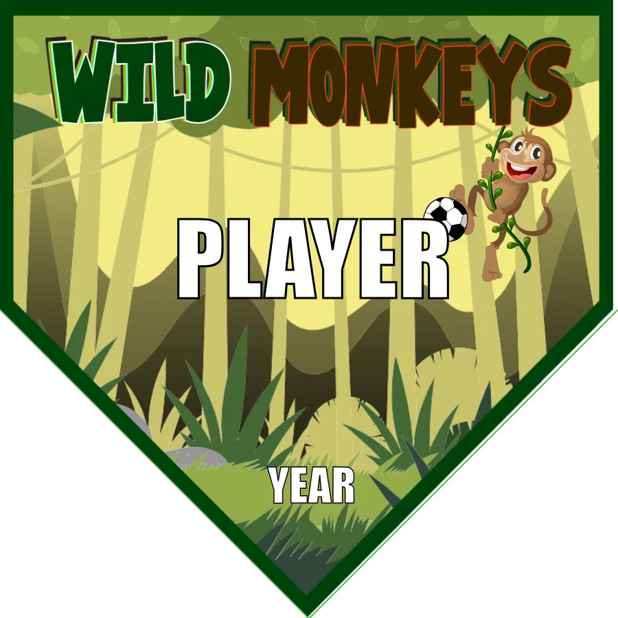 Monkeys Wild Soccer Banner-soccer-team-banners-picture