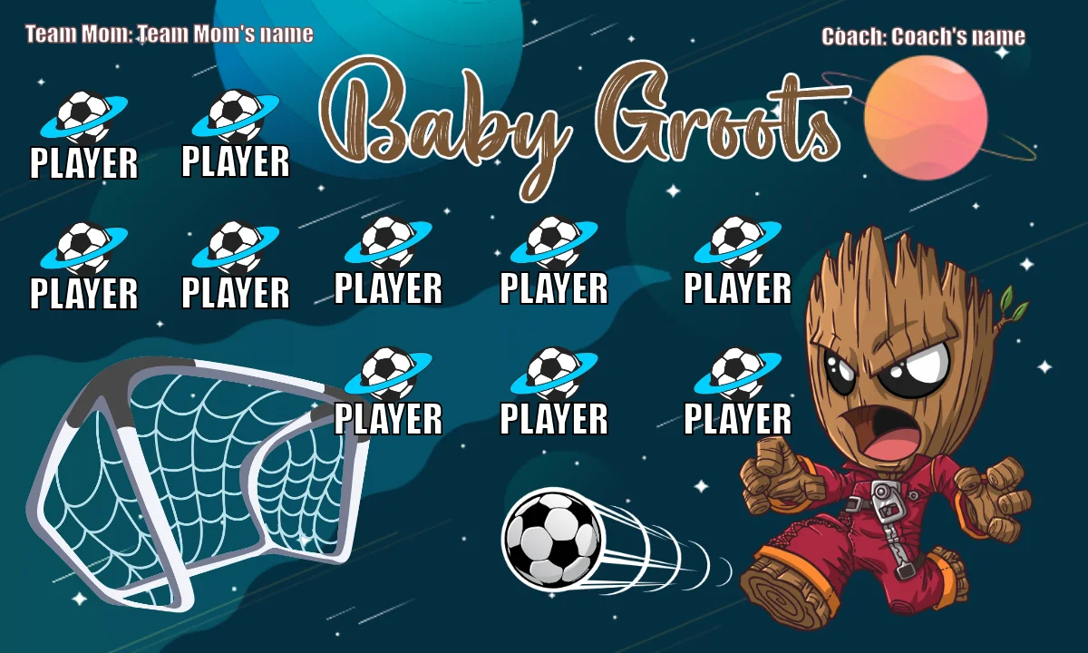 Baby Groots Soccer Banner-soccer-banners-picture