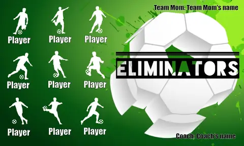 ELIMINATOR Soccer Banner-soccer-team-banner