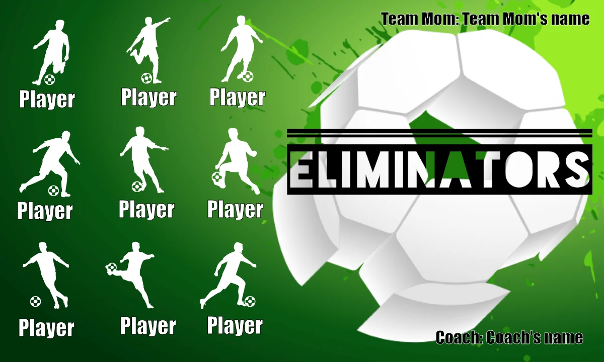 ELIMINATOR Soccer Banner-soccer-team-banner