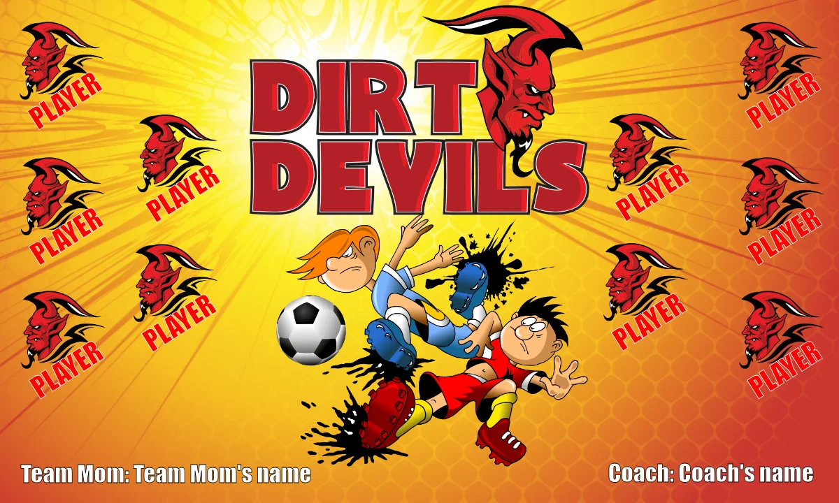 DirtDevils Soccer Banner-banner-soccer-image