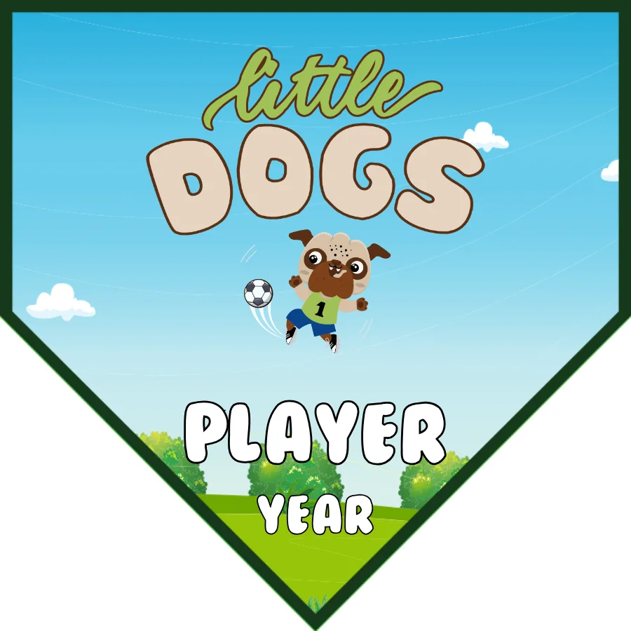 Little Dogs Soccer Banner-soccer-birthday-banner-picture