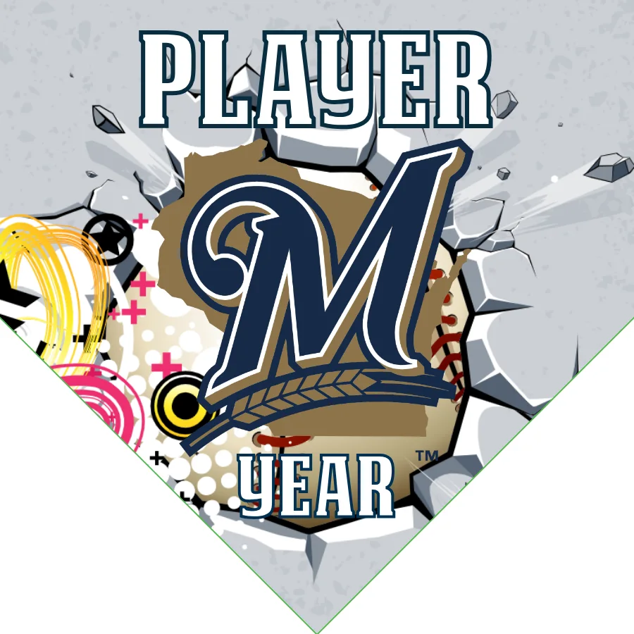 Milwaukee Brewers 2 Baseball Banner-baseball-banners-homemade-images