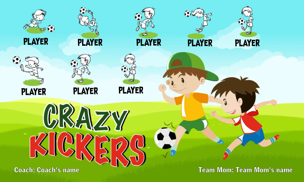 Crazy kickers Soccer Banner-how-to-make-a-soccer-banner-at-home-picture	