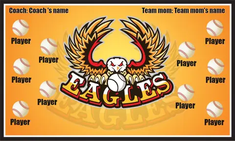 Eagles Softball Banner